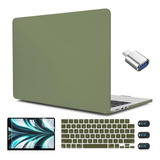 Funda Cissook Para Macbook Air 13 M2 + C/teclado Olive