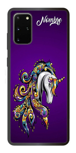 Funda Para Samsung Unicornio Personalizada Nombre
