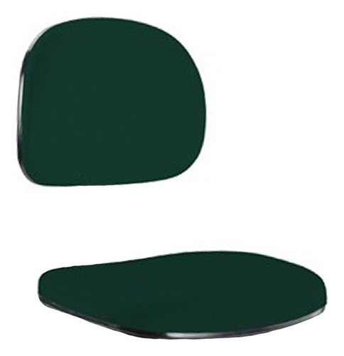 Assento E Encosto Anatômico Conjunto P/ Cadeira Secretária!! Cor Verde/preto Material Do Estofamento Tecido Jserrano