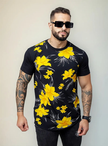 Camisa Longline Blusa Oversized Swag Masculina Estampada | MercadoLivre