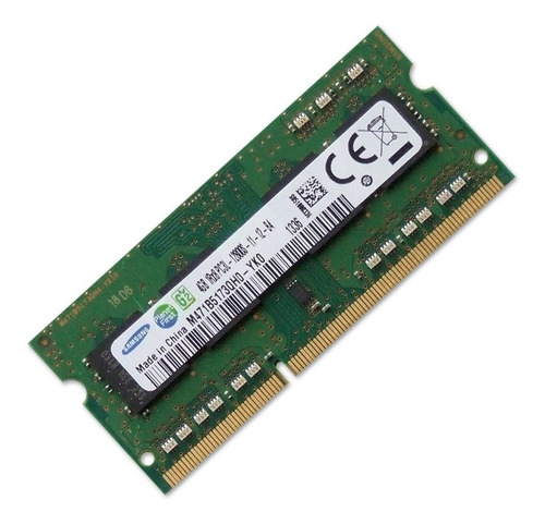 Memoria Ram 4gb Samsung Ddr3 - Pc3-12800 1600mhz Sodimm 