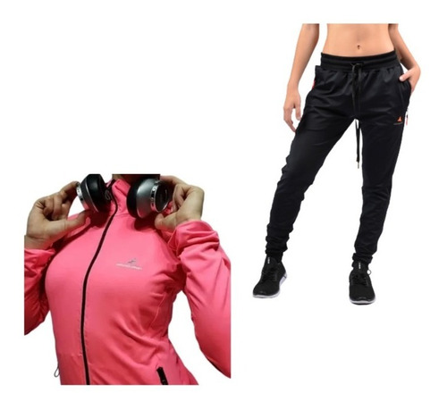 Combo F!conjunto Mujer Deport-campera+pantalon Chupin