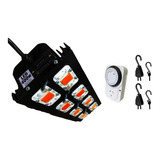 Kit Cultivo Luz Led Indoor 400w Full Spectr + Poleas + Timer