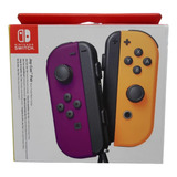 Control Joy-con Nintendo Switch Genuino Naranja Morado Neon 