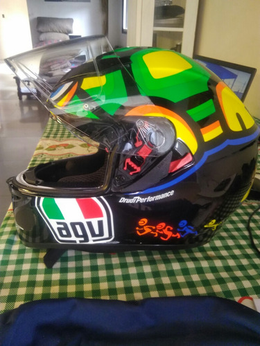 Casco Agv K3 Sv Valentino Rossi Edition Limited Tartaruga Tl