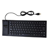 Teclado Flexible Siliconado Alambrico