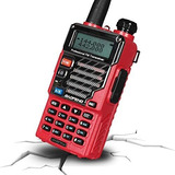 Radio Bidireccional Baofeng Uv-5r + Plus Recargable -rojo