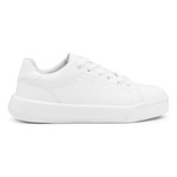 Tenis Para Mujer Charly Bequi Casual Urbano Blanco