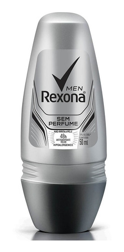 Desodorante Rexona Rollon Men Sem Perfume 50ml