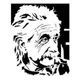 Vinilo Sticker Decorativo Albert Einstein Cuadro