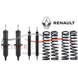 Amortiguador Y Espirales Kit X4 Renault 12 Todos