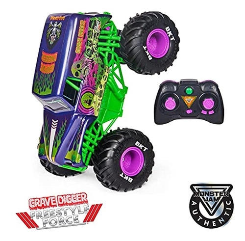 Juguete Monster Jam Rc Freestyle Force Con Control Remoto