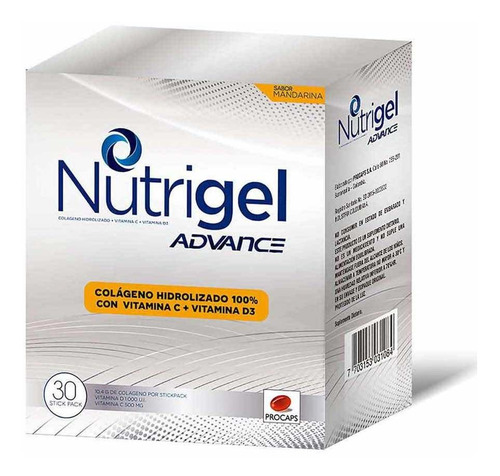 Nutrigel Advance Mandarina - Unidad a $110