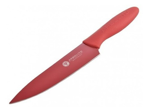 Cuchillo Arbolito 902r Cheff Rojo Hoja 20 Cm Bokercut