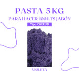 5kg Pasta Para Preparar 100lts De Jabón Violeta Cherub