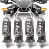 4pc Direcciónales Led Motocicleta Luces Universale Indicador