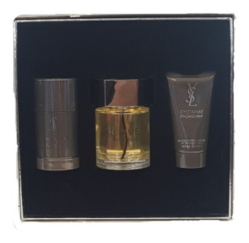 Yves Saint Laurent L'homme Edt Kit X100 + A.shave +deo Stick