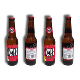 6 Cerveza Duff Personalizada Souvenir C/iman Heladera 