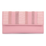 Chequera New Stripes Rosa Viejo