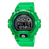 Reloj Hombre Casio Dw-6900jt-3dr G-shock Color De La Correa Verde Color Del Bisel Verde Color Del Fondo Gris