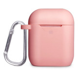 Capa Para AirPods Customic Case Proteção Silicone Cor Rosa