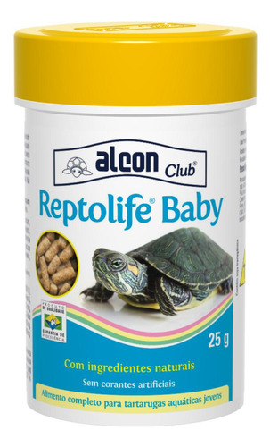 Ração Reptolife Baby 25g Tartaruga Orelha Vermelha Alcon