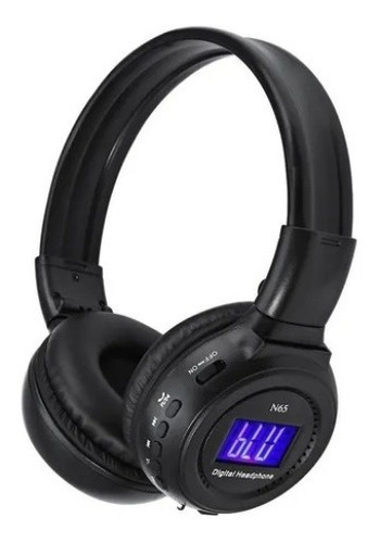 Audífonos Diadema Bluetooth Pantalla Micro Sd Radio Flexible