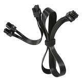 Certusfun Cable De Cpu Para Corsair, 70cm 8 Pin A 8 & 4+4 Pi