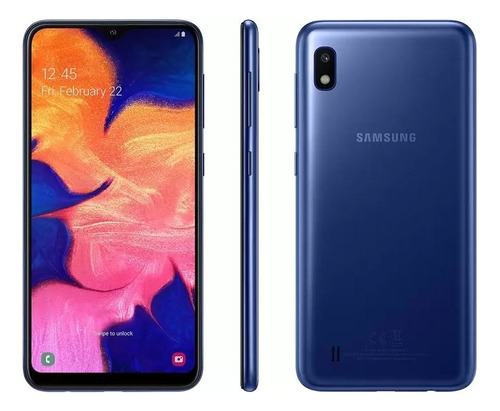  Samsung Galaxy A10 32gb Azul 2gb Ram Dual Tela Original