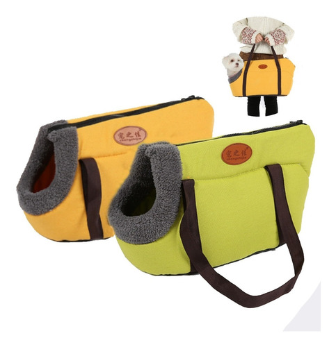 Bolso Transporte De Mascotas Viaje Paseo Con Cierre 50*29cm