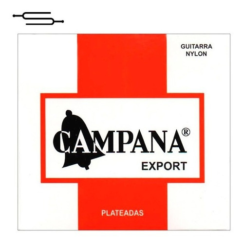 Encordado Guitarra Criolla Campana Export Cuedas Nylon Plata