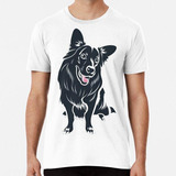 Remera Retrato De Un Perro Pastor Belga Algodon Premium