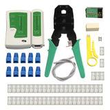 Kit Ethernet Para Máquina Prensadora, Cable Lan, Probador, E