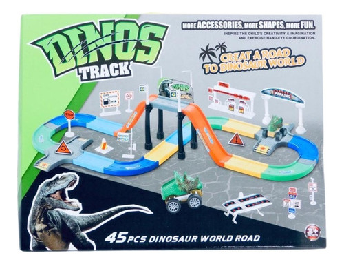 Pista Dinosaurio 45pcs  Juguete Niños Regalo Navidad   