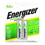 4 X Pilas Recargables Aa Energizer Nimh 2000 Mah San Martin