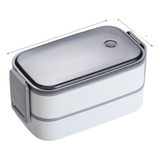 Caja Bento De Acero Inoxidable 304 Apta For Microondas