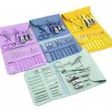 Estuche Set Manicure Pedicure Kit Cortauñas X16 Piezas