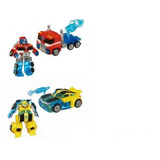 Transformers Rescue Bots Combo X 2 Optimus Prime Y Bumblebee