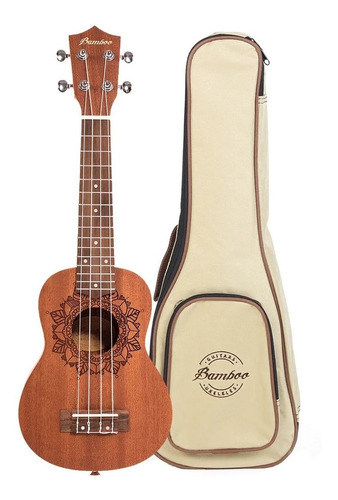 Ukulele Bamboo Bu-21-kailua Soprano Con Funda 