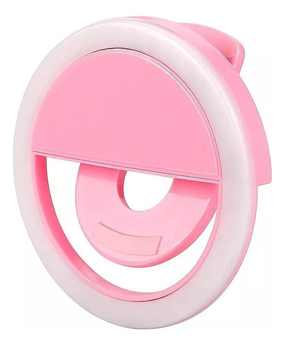 Aro De Luz Led Celular Selfie Recargable Usb Ring Light