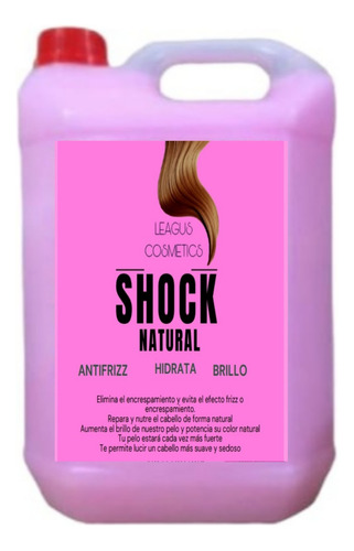 Shok De Queratina 100% Natural 100% Efectivo 5 Litros 