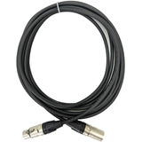 Cabo Blindado P/ Microfone Xlr Macho/xlr Fêmea 5 Metros