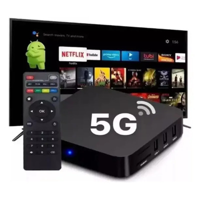 Smart Tv Box Convierte Tu Televisor En Smart 4k Color 128gb Negro Estándar | MercadoLibre