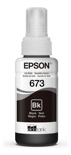Tinta Epson Negro 673 Original L800 L805 L810 L850 