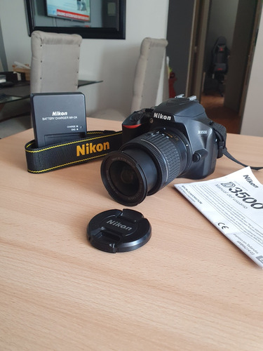 Camara Nikon D3500 + Lente 18-55mm Af-p Vr 