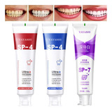 Sp4+sp7 Probióticos Dental Blanqueador Limpiador 3 Unidades