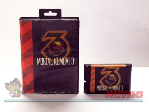 Cartucho Mortal Kombat 3 Box P/ Sega Megadrive Genesis