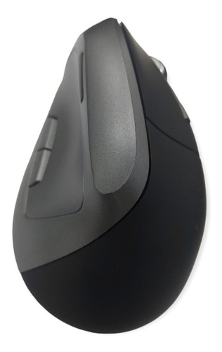 Mouse Inalambrico Vertical Recargable Bluetooth Jyr 1600dpi Color Plateado