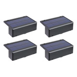 4 Luces Solares Para Valla, Luces Solares Para Cubierta