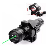 Laser Mira Pra Cano Universal Bateria Recarregável Verde